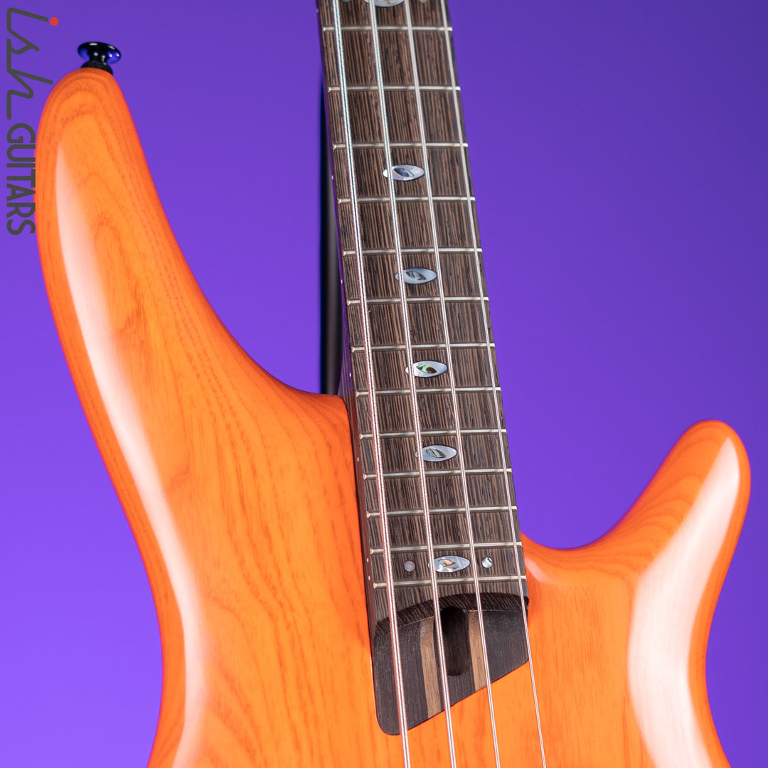 Ibanez SR4600 Prestige 4-String Bass Orange Solar Flare Low Gloss