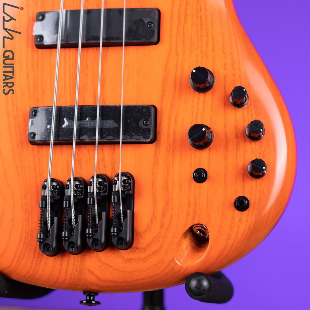 Ibanez SR4600 Prestige 4-String Bass Orange Solar Flare Low Gloss