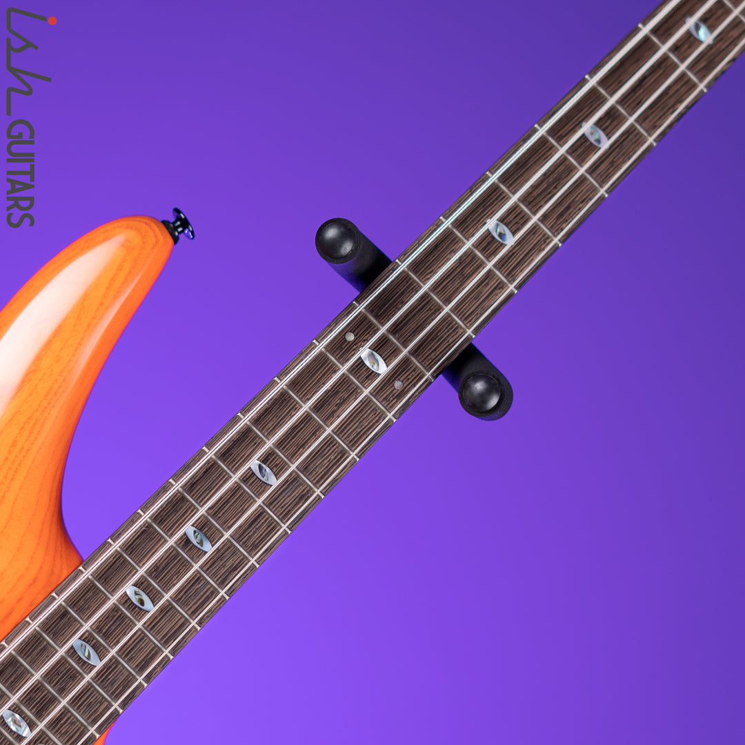 Ibanez SR4600 Prestige 4-String Bass Orange Solar Flare Low Gloss