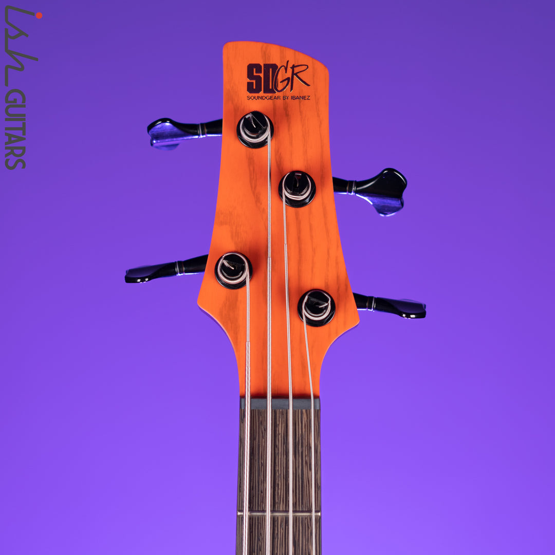 Ibanez SR4600 Prestige 4-String Bass Orange Solar Flare Low Gloss