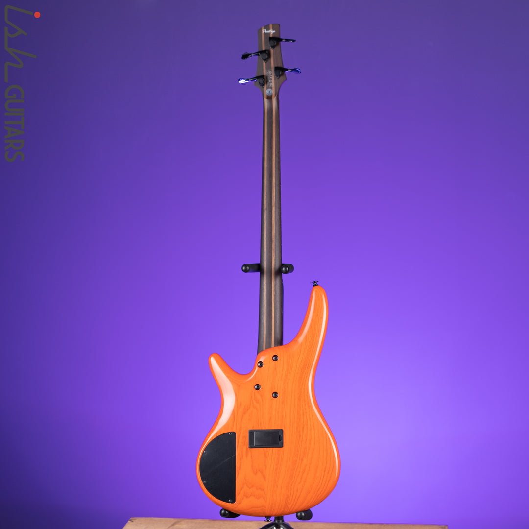 Ibanez SR4600 Prestige 4-String Bass Orange Solar Flare Low Gloss
