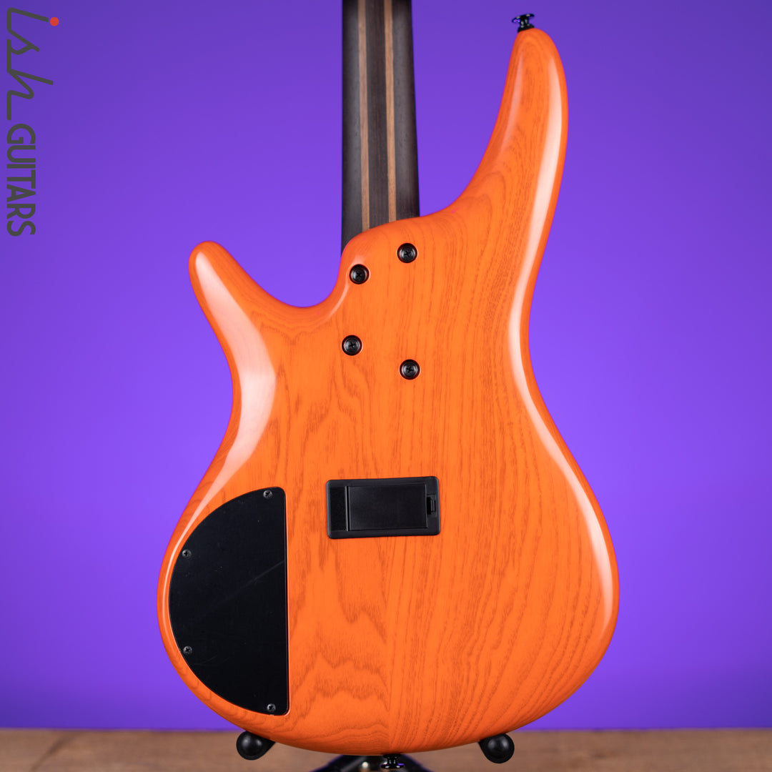 Ibanez SR4600 Prestige 4-String Bass Orange Solar Flare Low Gloss