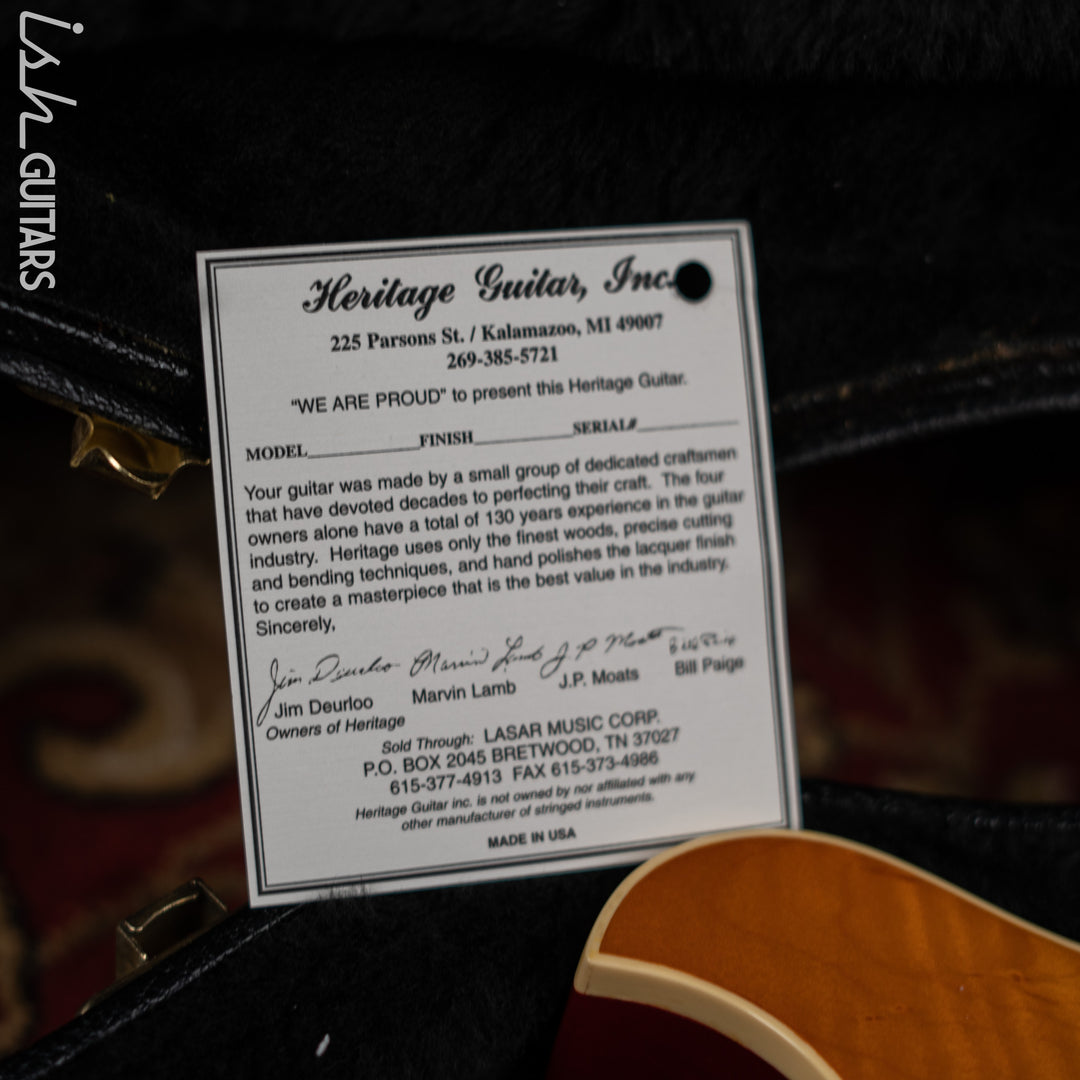 2005 Heritage Big Kahuna Vintage Sunburst
