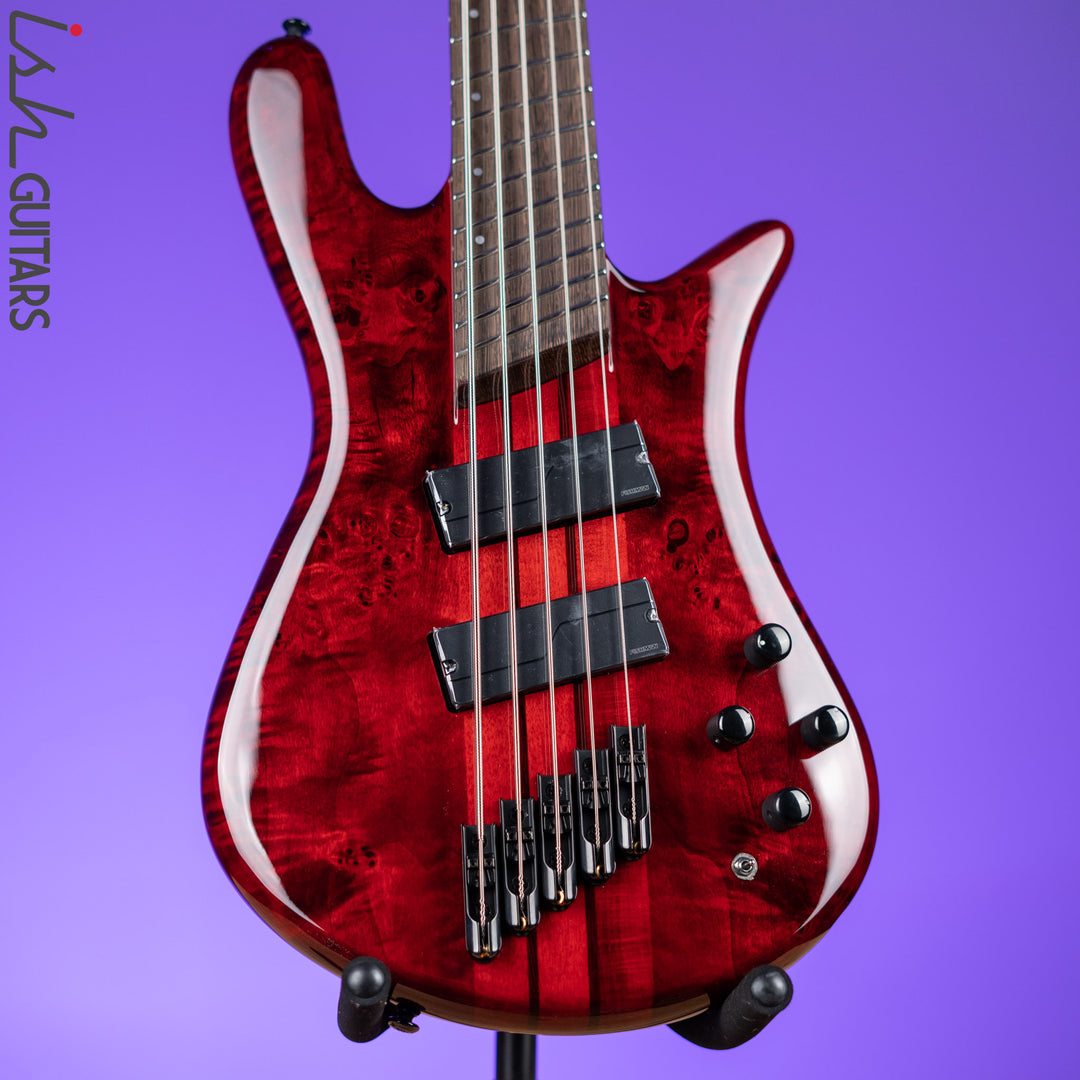 Spector NS Dimension 5 Multiscale Bass Inferno Red Gloss