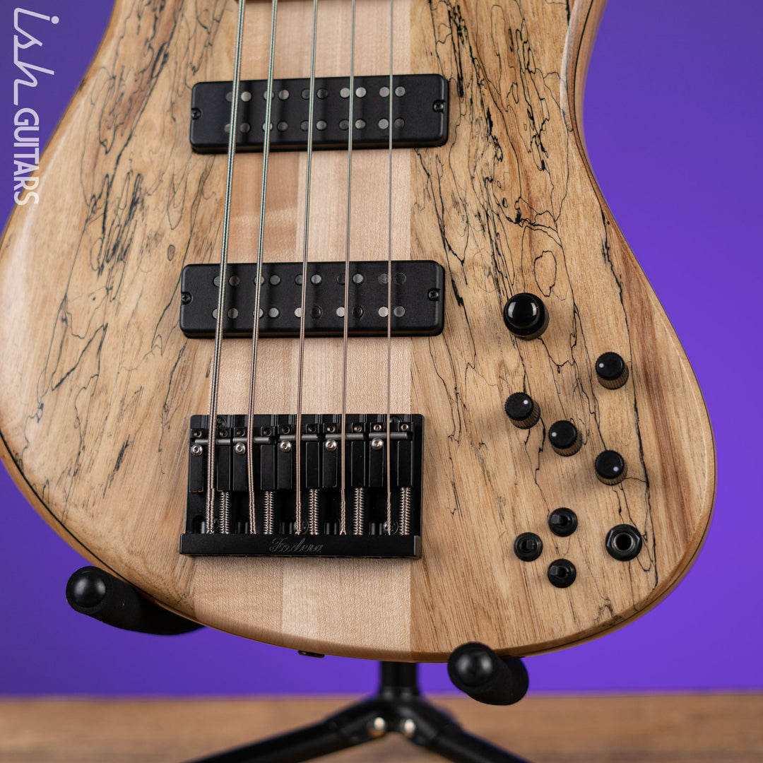 2016 Fodera Emperor II 5 Elite Neck Through Natural