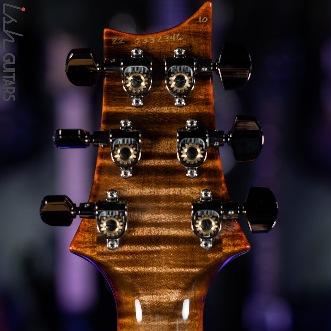 PRS Wood Library Custom 24 Autumn Sky 10 Top Quilt Figured Maple Neck