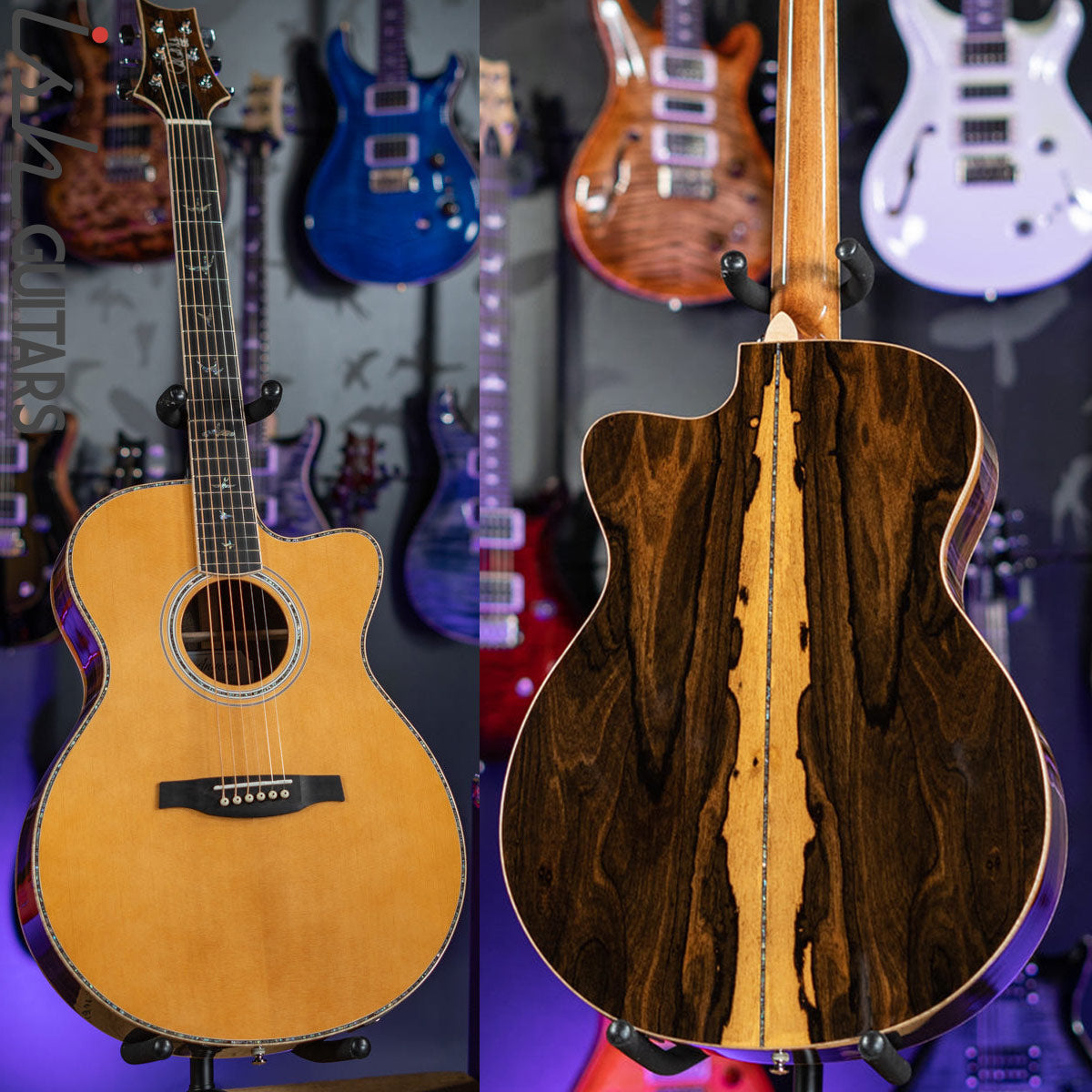 PRS SE A60E Angelus Acoustic Electric Guitar Ziricote – Ish Guitars