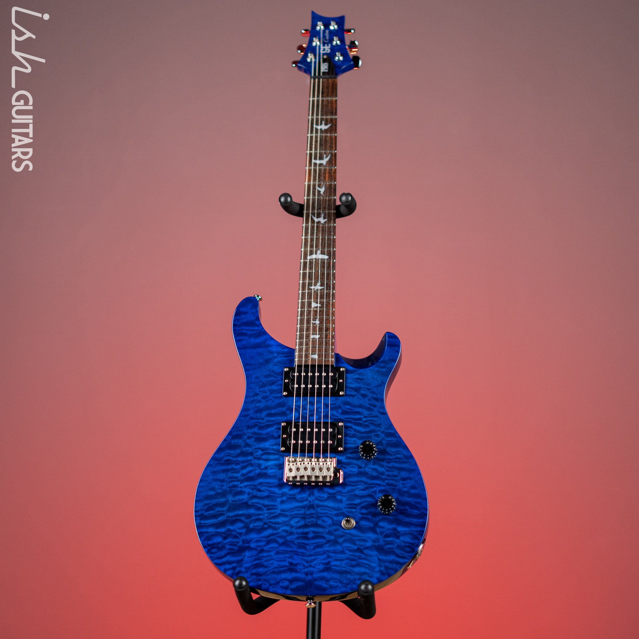 2009 PRS SE Custom 24 Quilt Blue – Ish Guitars