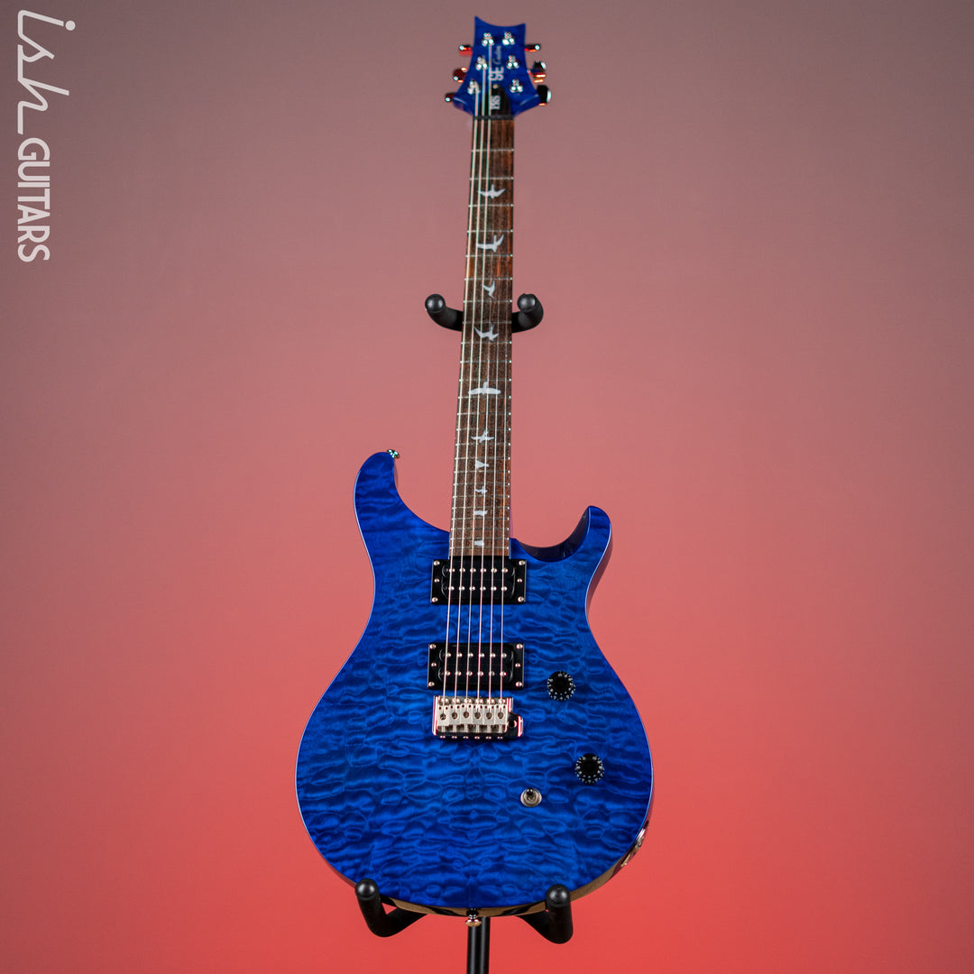 2009 PRS SE Custom 24 Quilt Blue
