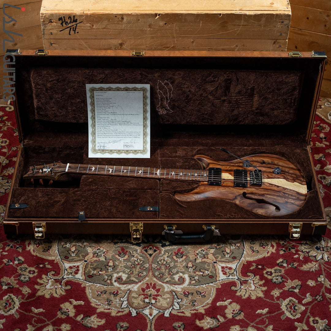 2021 PRS Custom 24 Semi-Hollow Private Natural Hormigo