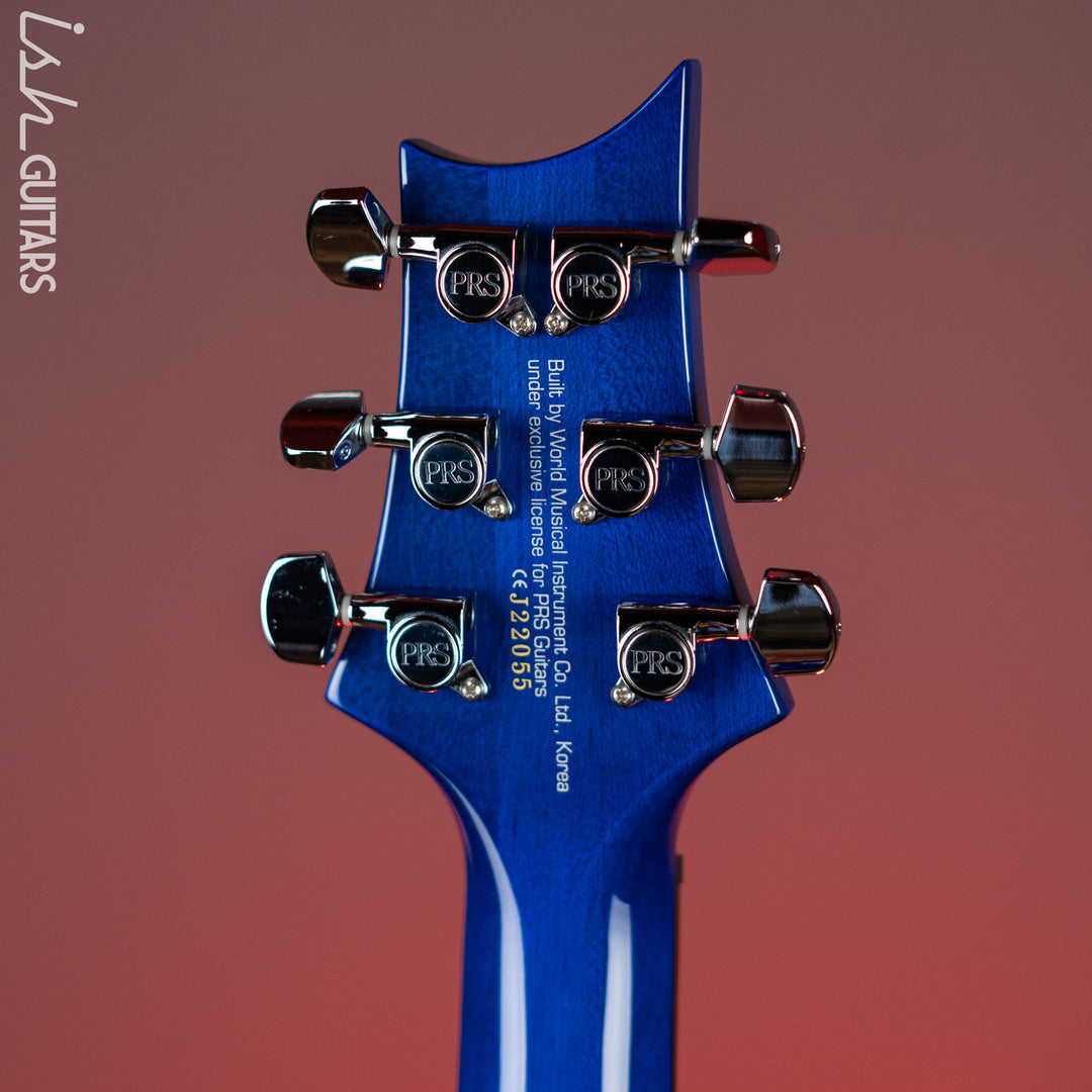 2009 PRS SE Custom 24 Quilt Blue
