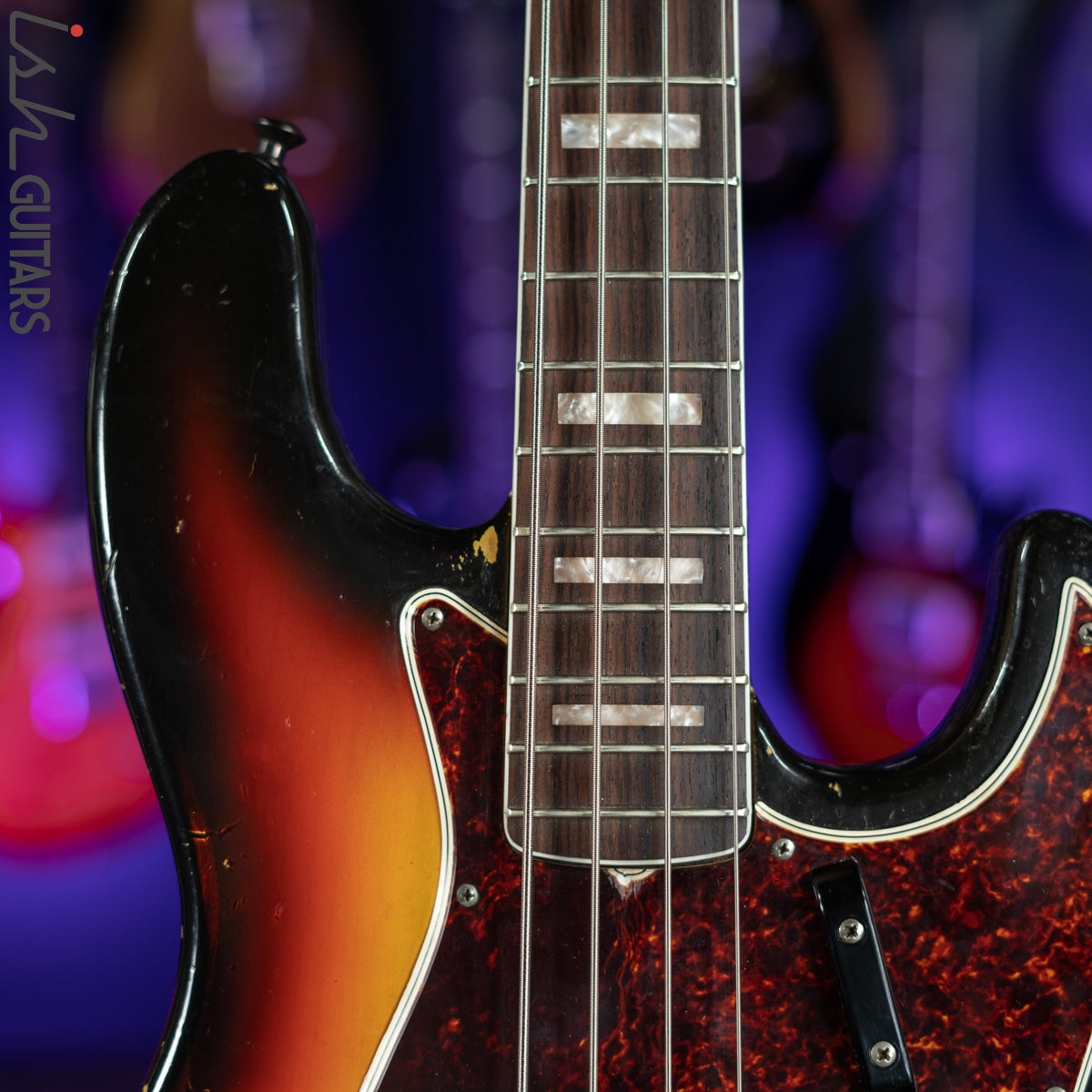 1967 Fender Jazz Bass Sunburst – Ish Guitars