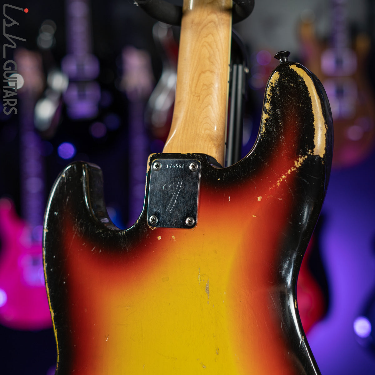 1967 Fender Jazz Bass Sunburst – Ish Guitars