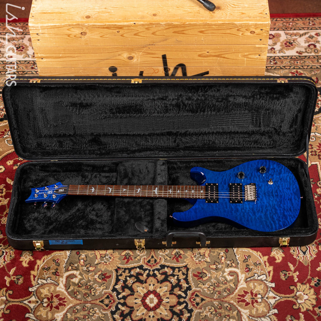 2009 PRS SE Custom 24 Quilt Blue