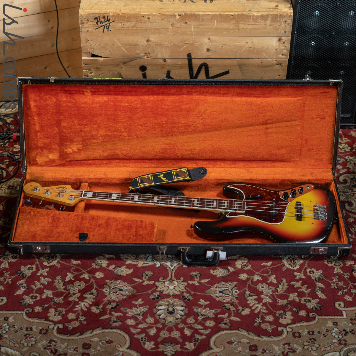 1967 Fender Jazz Bass Sunburst – Ish Guitars