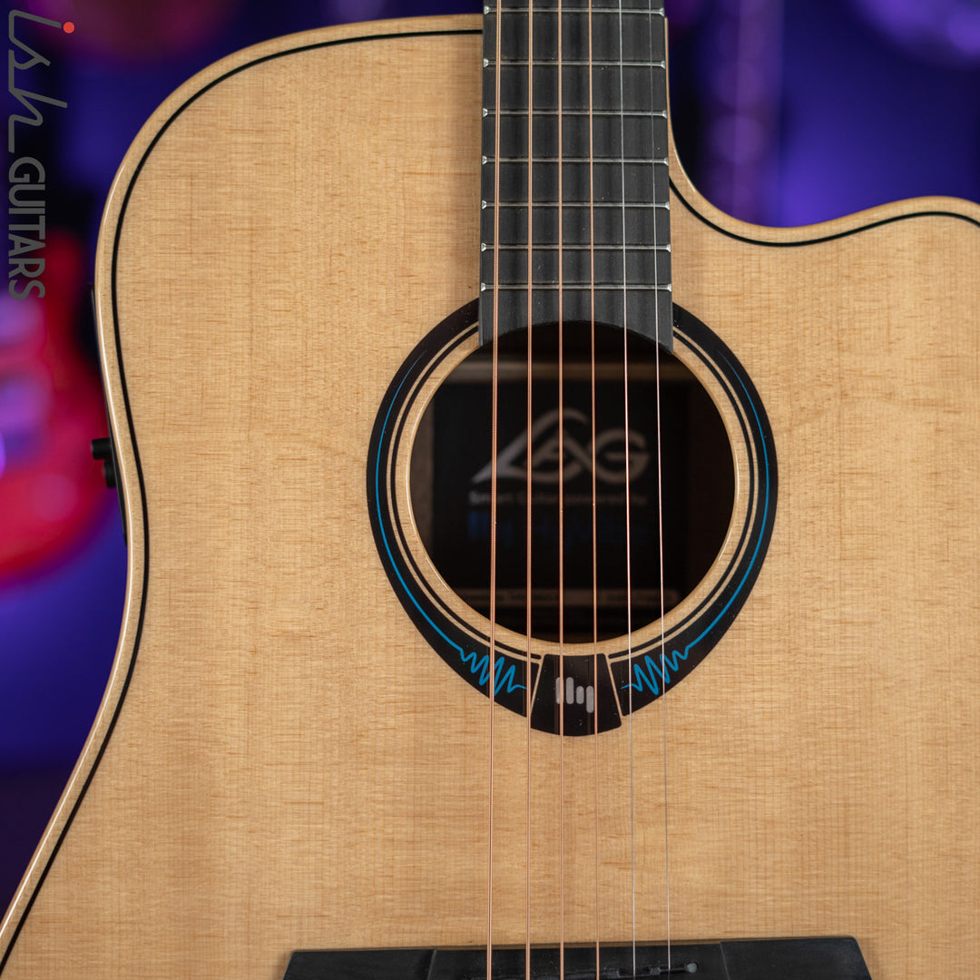 Lâg THV30DCE Dreadnought Hyvibe Tramontane Smart Guitar - Demo