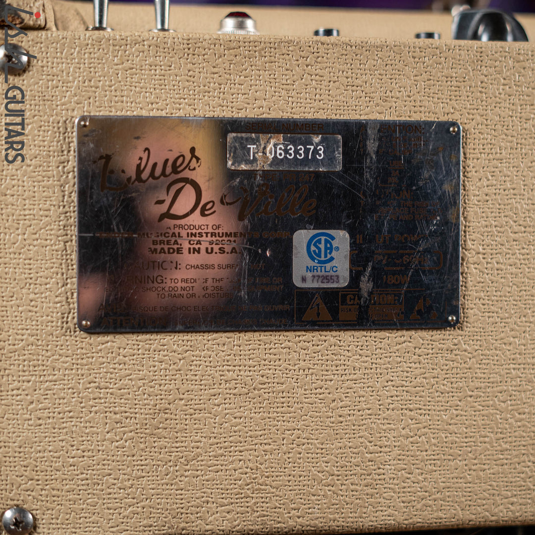 2009 USA Fender Blues DeVille Reissue Cream PROJECT AMP