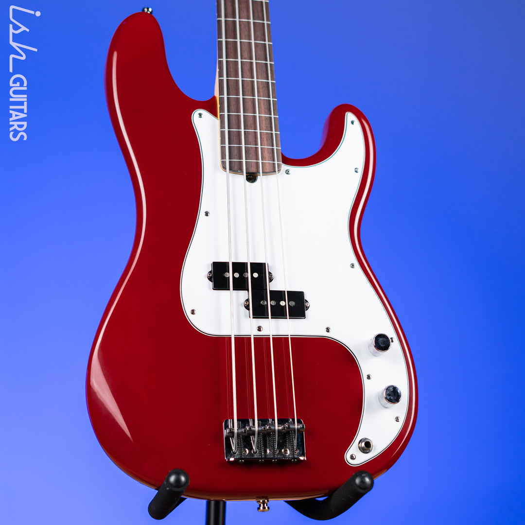 1995 Fender American Standard Fretless P Bass Red