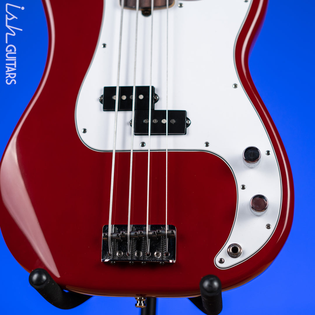 1995 Fender American Standard Fretless P Bass Red