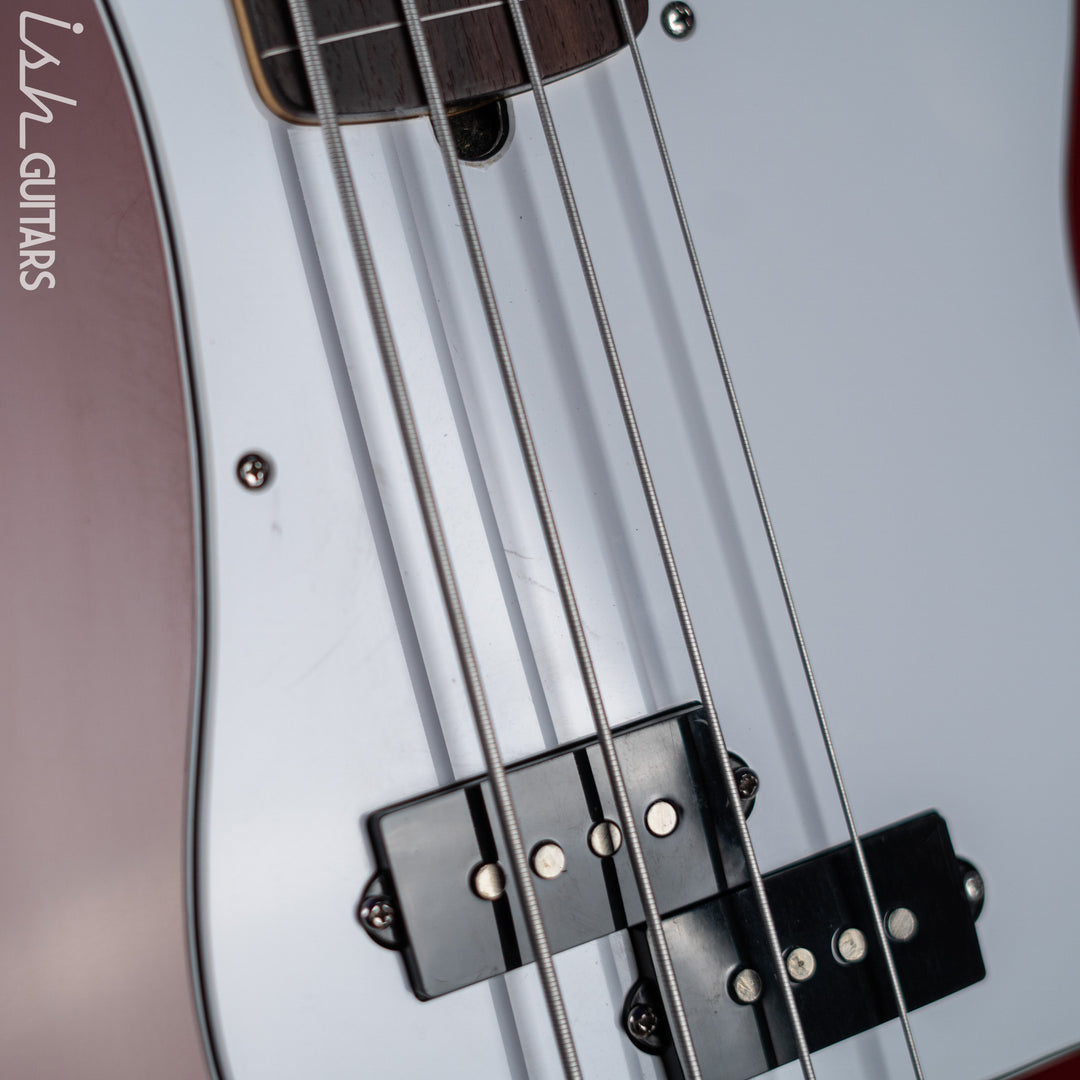 1995 Fender American Standard Fretless P Bass Red