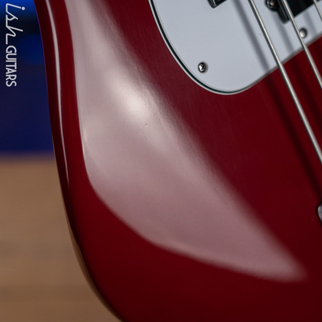 1995 Fender American Standard Fretless P Bass Red