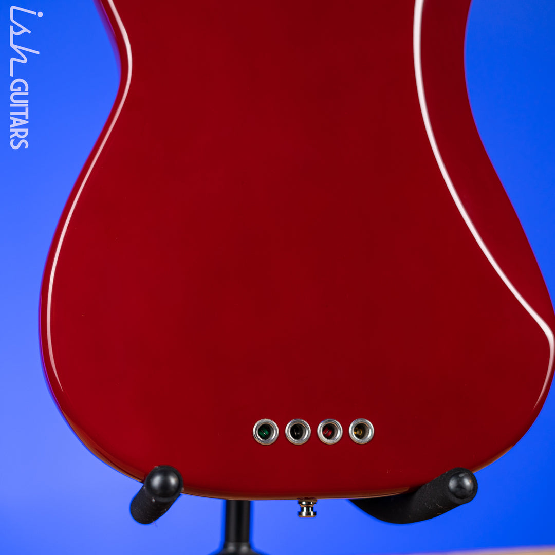 1995 Fender American Standard Fretless P Bass Red