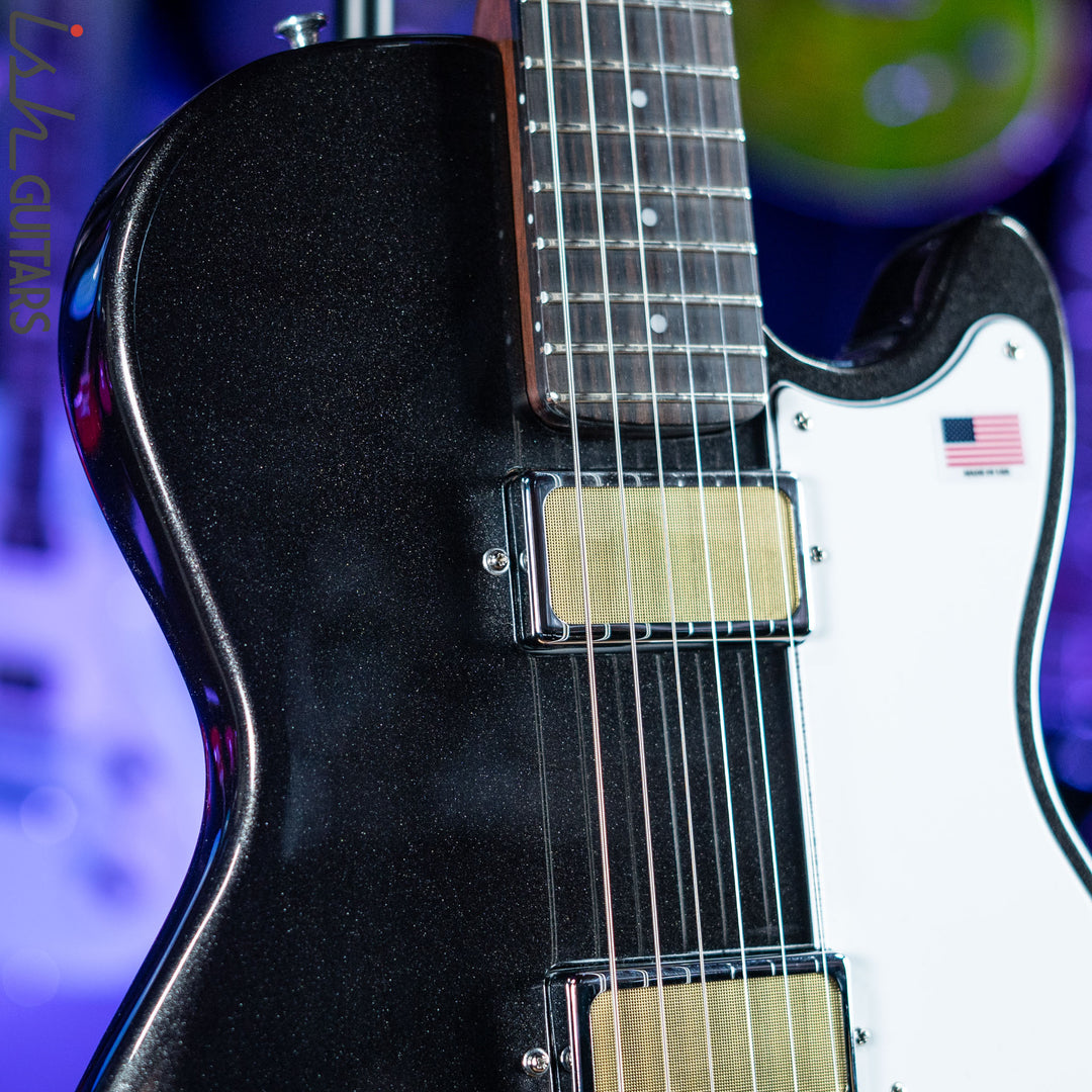 Harmony Jupiter Electric Guitar Space Black Demo