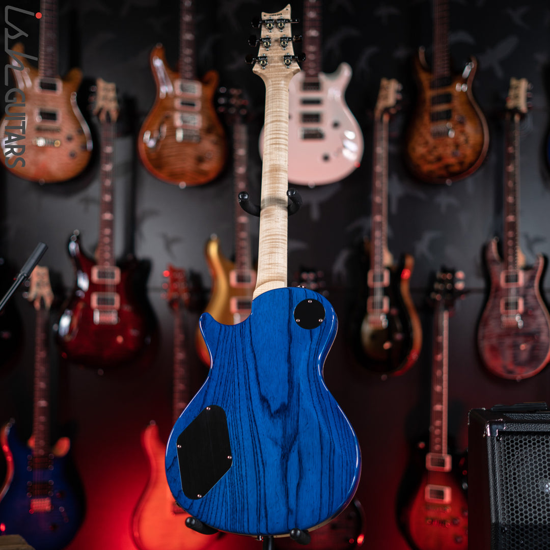 PRS Tremonti Stoptail Wood Library Makena Blue Burst 10 Top Quilt - Demo