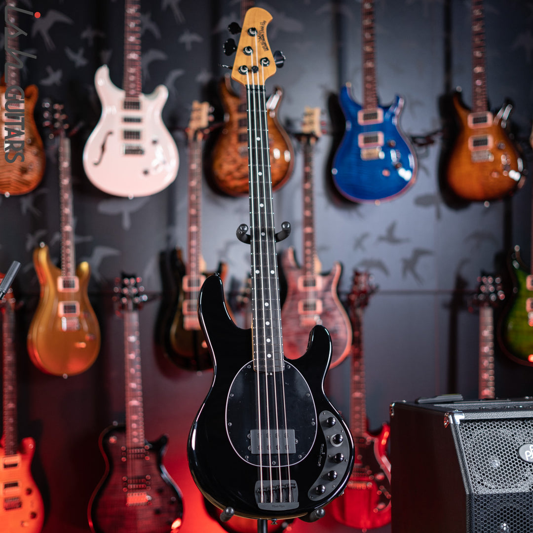 Ernie Ball Music Man DarkRay 4-String Bass Obsidian Black