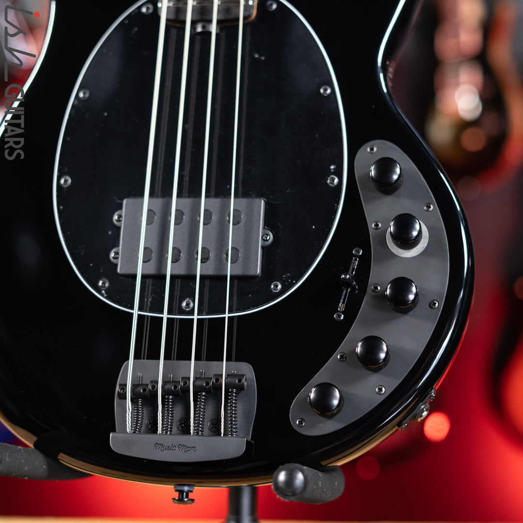 Ernie Ball Music Man DarkRay 4-String Bass Obsidian Black