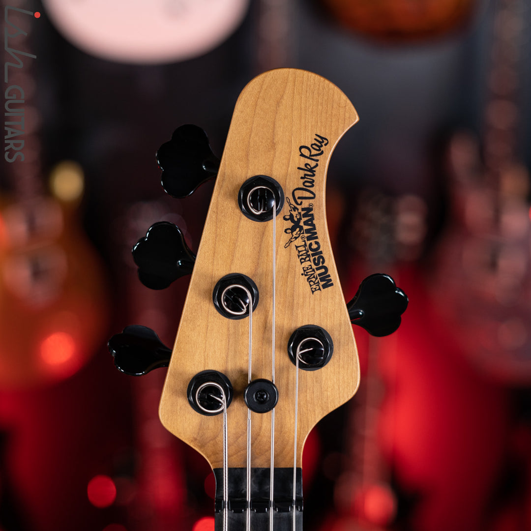 Ernie Ball Music Man DarkRay 4-String Bass Obsidian Black