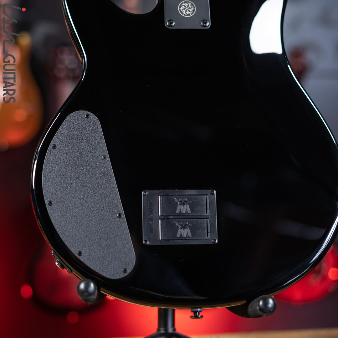 Ernie Ball Music Man DarkRay 4-String Bass Obsidian Black