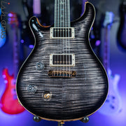 PRS McCarty Lefty Wood Library Charcoal Burst Artist Flame Maple