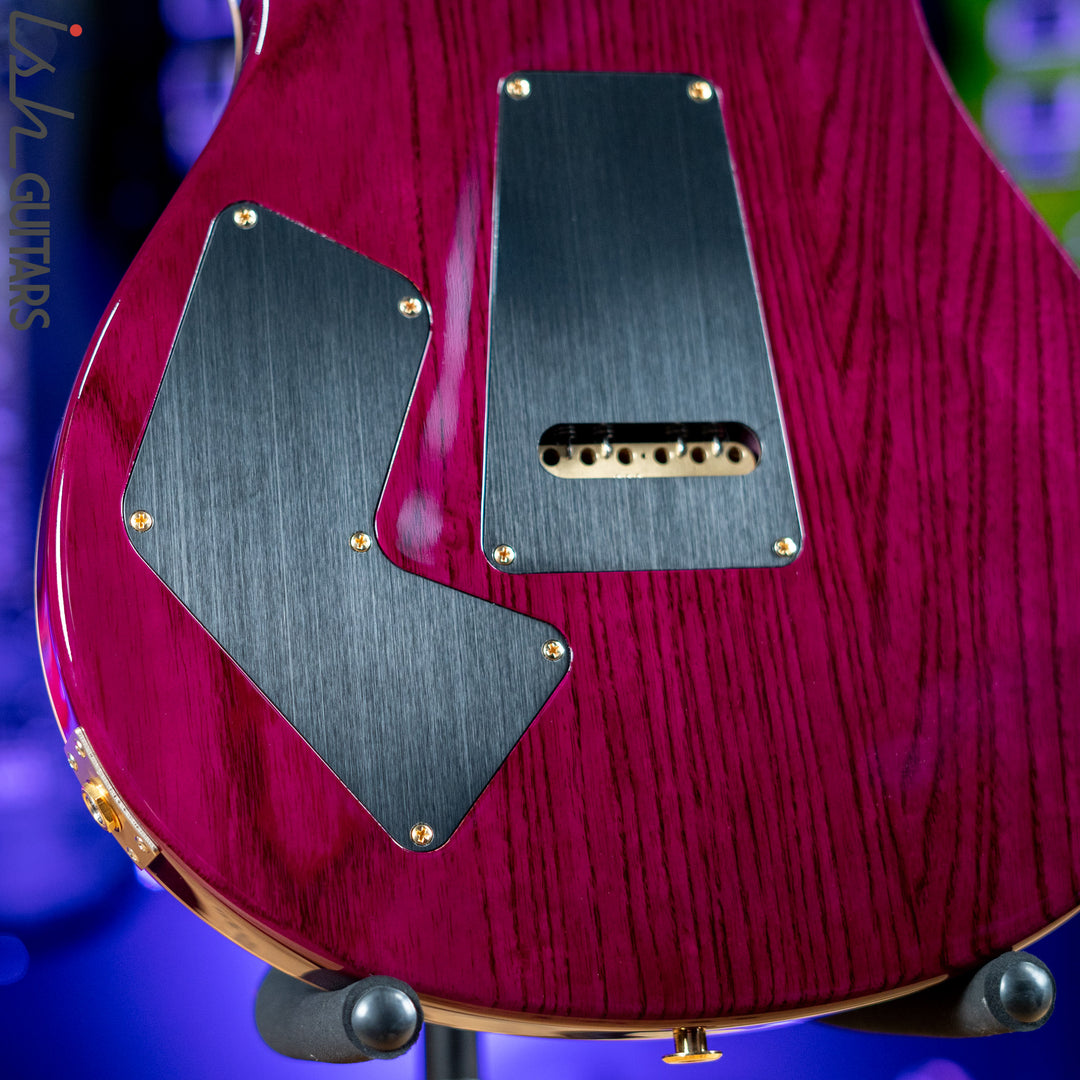 PRS Wood Library Modern Eagle V 10 Top Quilt Purple w/ Purple Burst Brazilian Rosewood