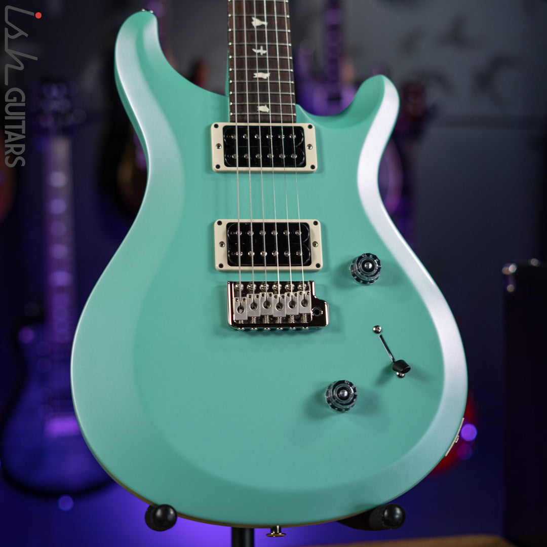 PRS S2 Custom 24 Custom Color Metallic Satin Seafoam Green Demo