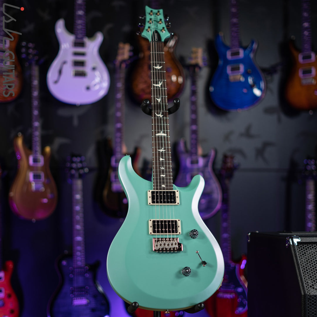 PRS S2 Custom 24 Custom Color Metallic Satin Seafoam Green Demo