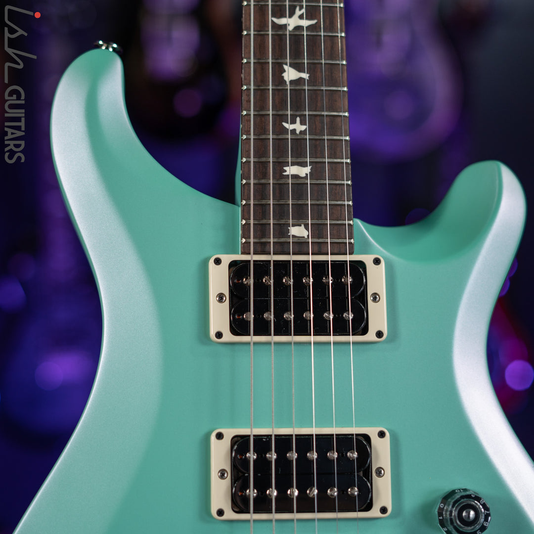 PRS S2 Custom 24 Custom Color Metallic Satin Seafoam Green Demo