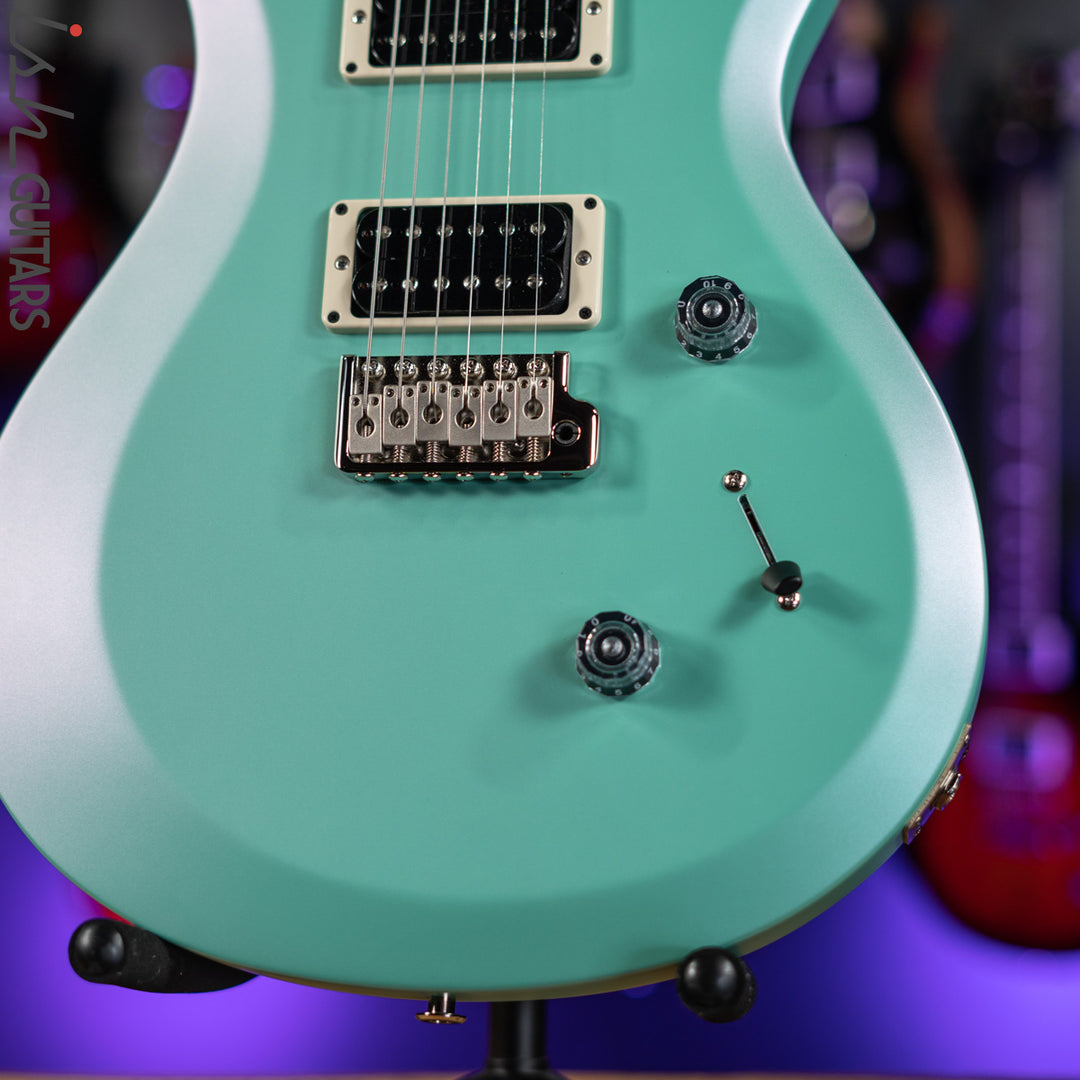 PRS S2 Custom 24 Custom Color Metallic Satin Seafoam Green Demo