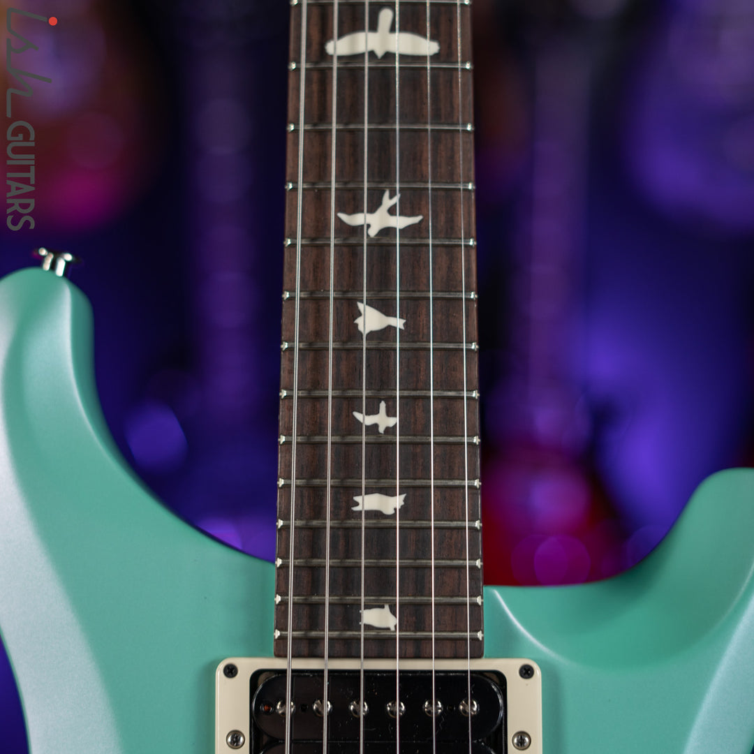 PRS S2 Custom 24 Custom Color Metallic Satin Seafoam Green Demo