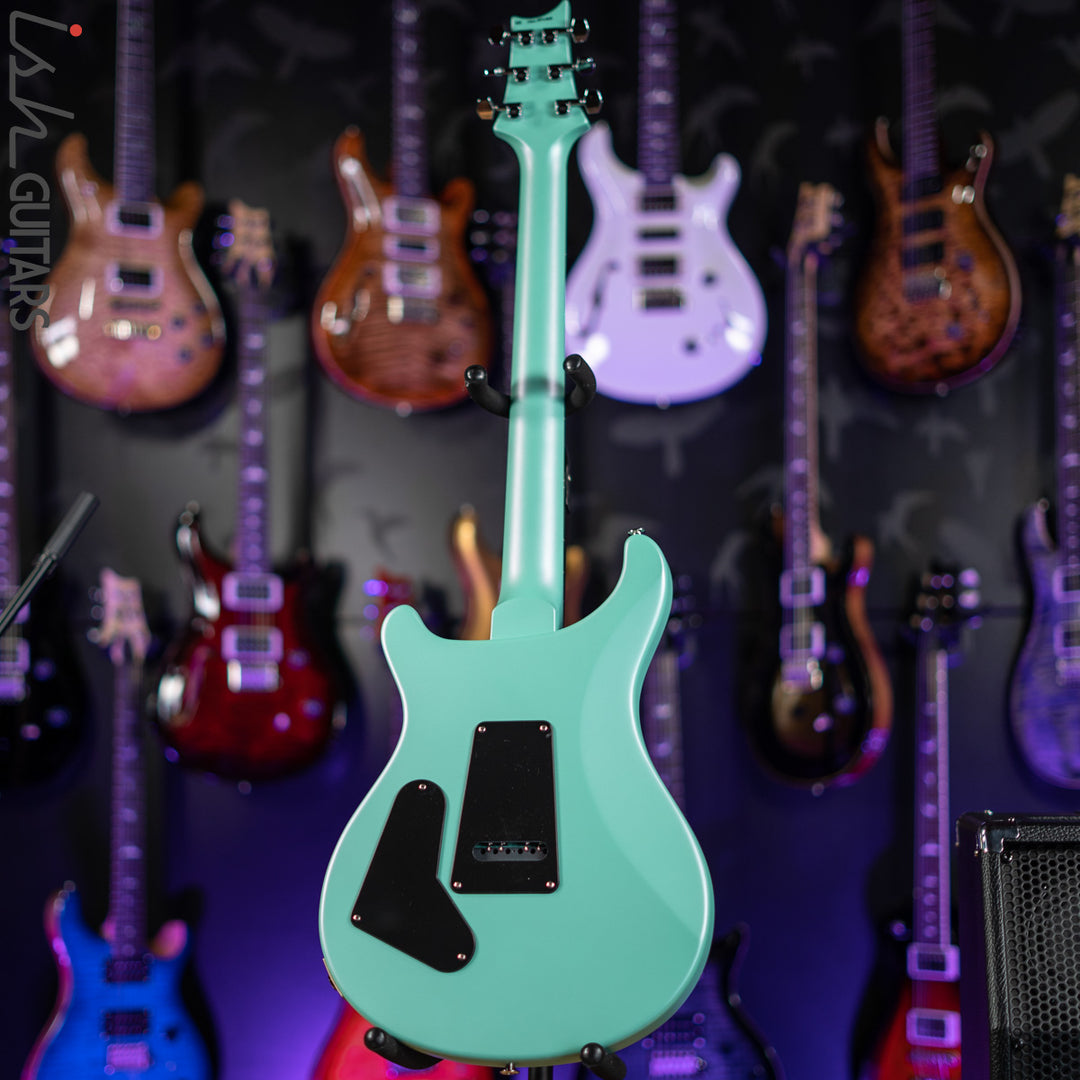 PRS S2 Custom 24 Custom Color Metallic Satin Seafoam Green Demo