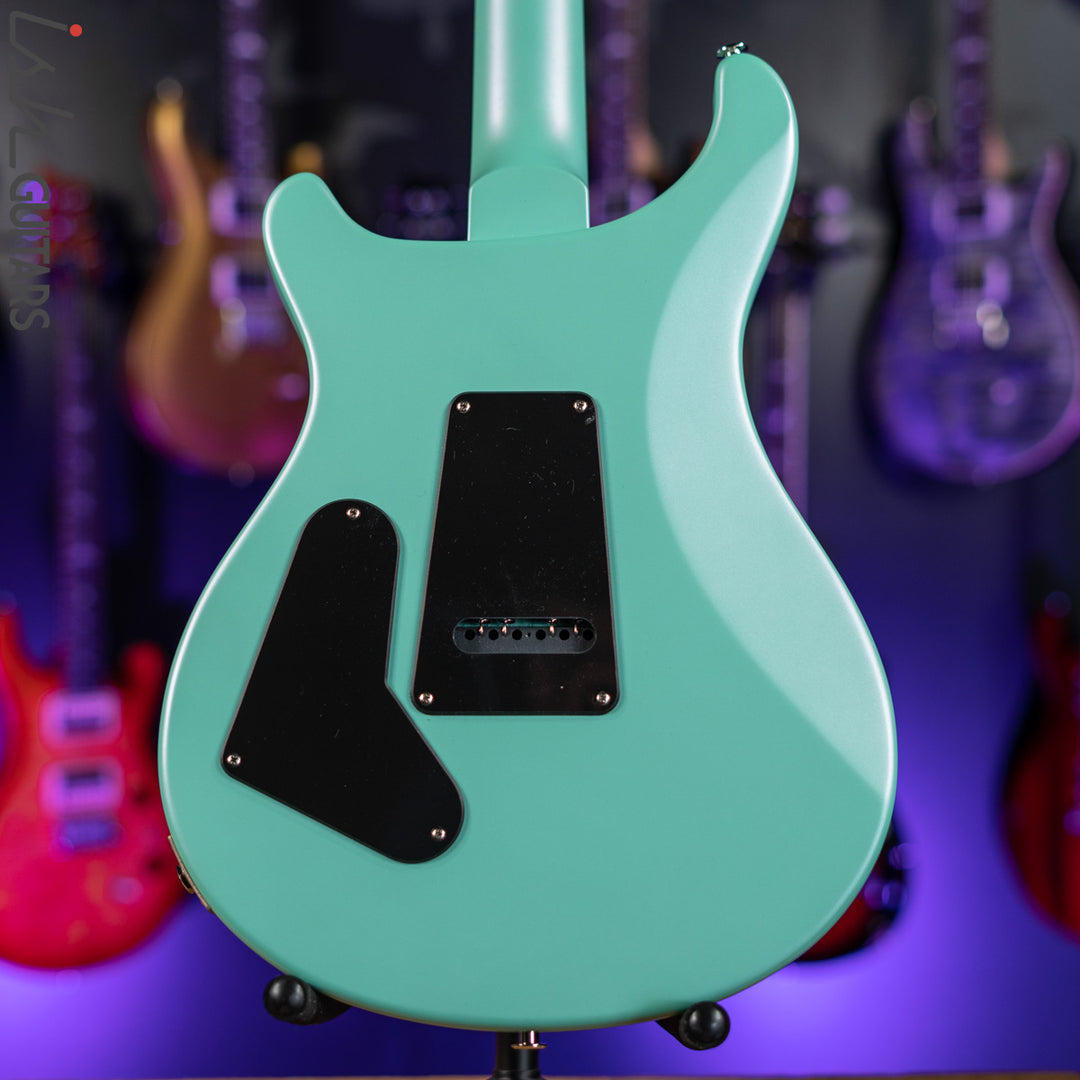 PRS S2 Custom 24 Custom Color Metallic Satin Seafoam Green Demo
