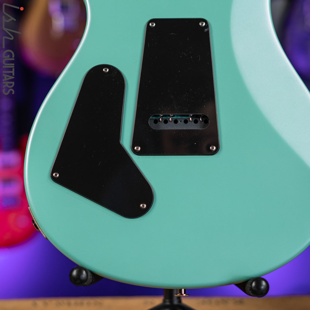 PRS S2 Custom 24 Custom Color Metallic Satin Seafoam Green Demo