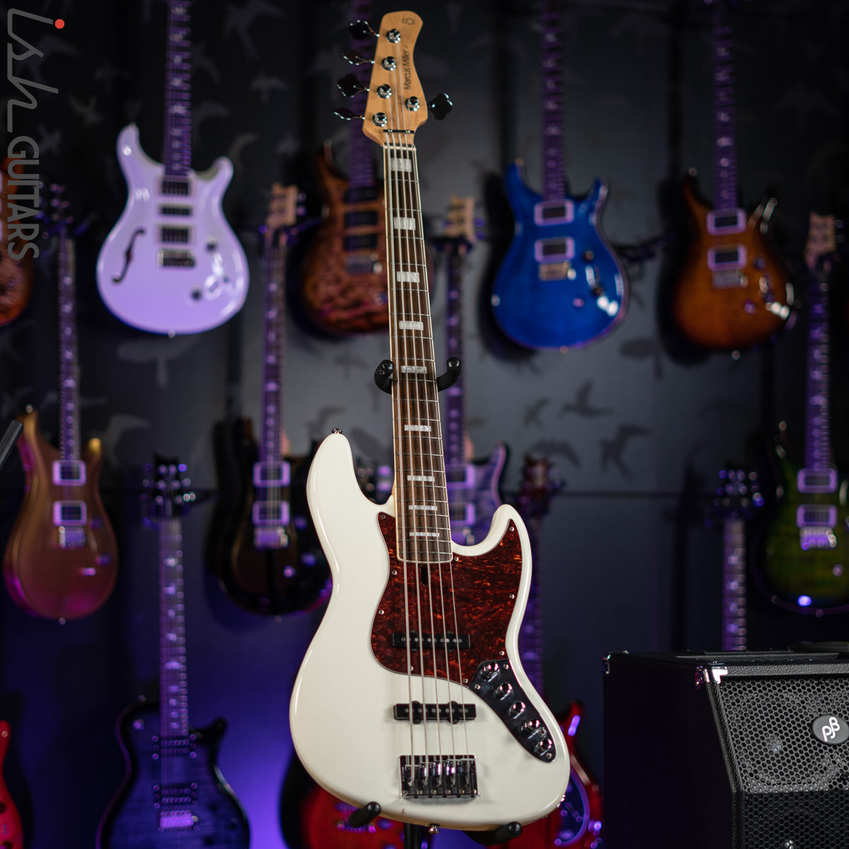 2016 Sire Marcus Miller V7 5-String Antique White – Ish Guitars