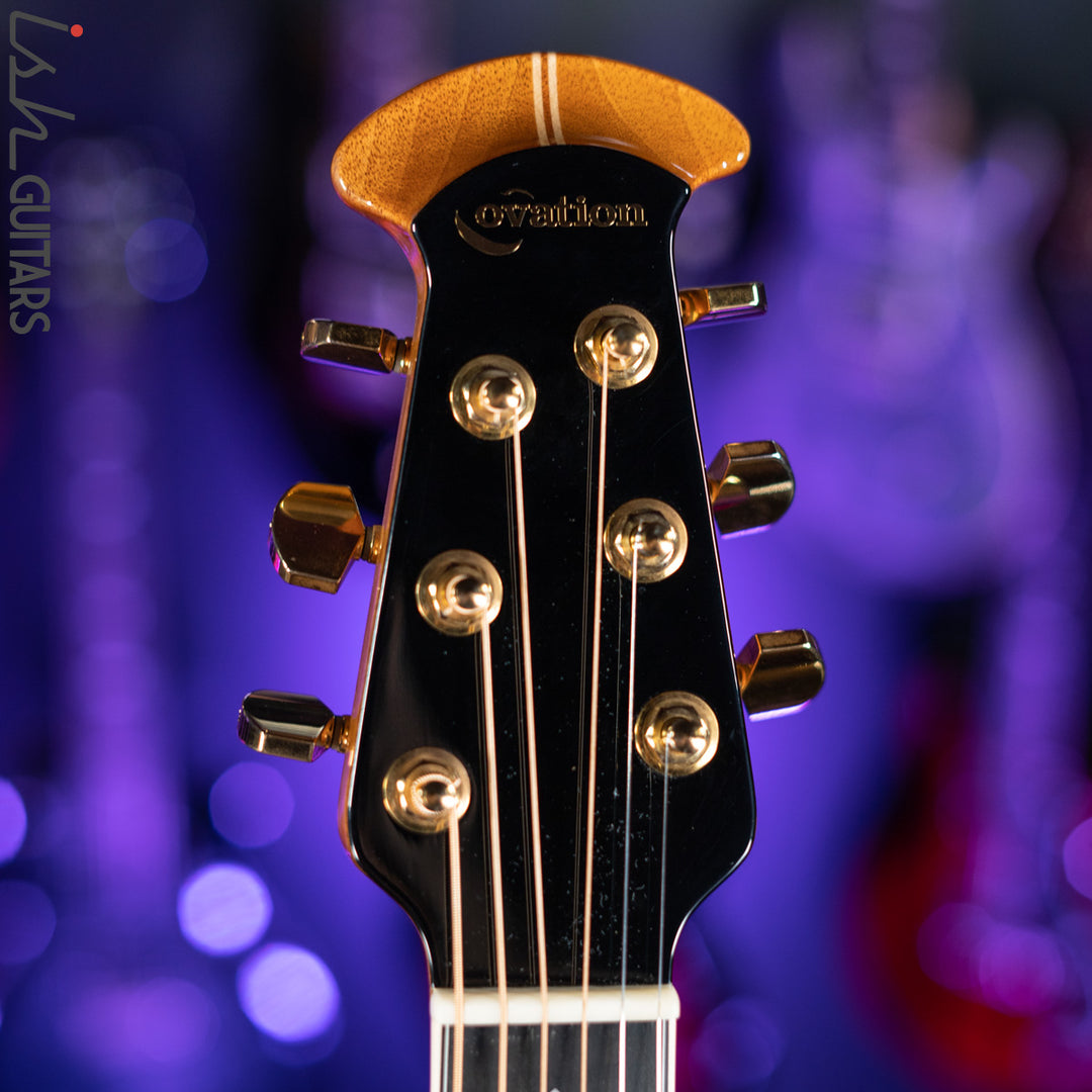 2012 Ovation YM68 Yngwie Malmsteen Signature Acoustic-Electric Guitar Rosa Corsa Red