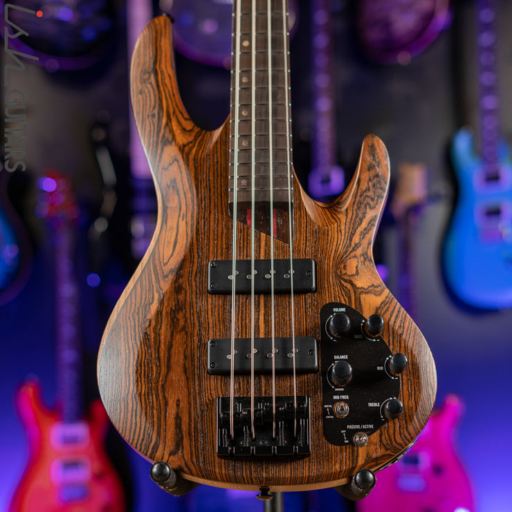 ESP LTD B-1004 Bass Bocote Top Natural Satin Demo