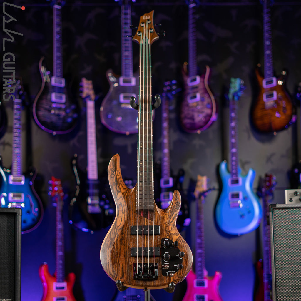 ESP LTD B-1004 Bass Bocote Top Natural Satin Demo