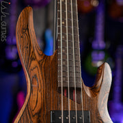 ESP LTD B-1004 Bass Bocote Top Natural Satin Demo