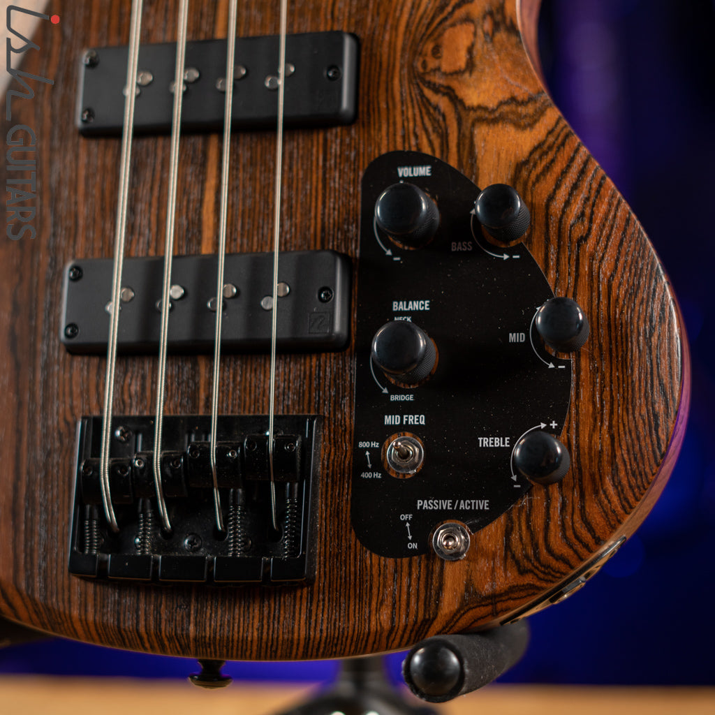 ESP LTD B-1004 Bass Bocote Top Natural Satin Demo