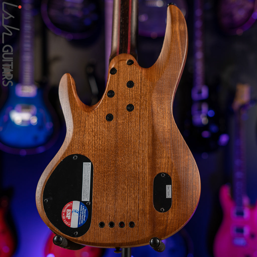 ESP LTD B-1004 Bass Bocote Top Natural Satin Demo