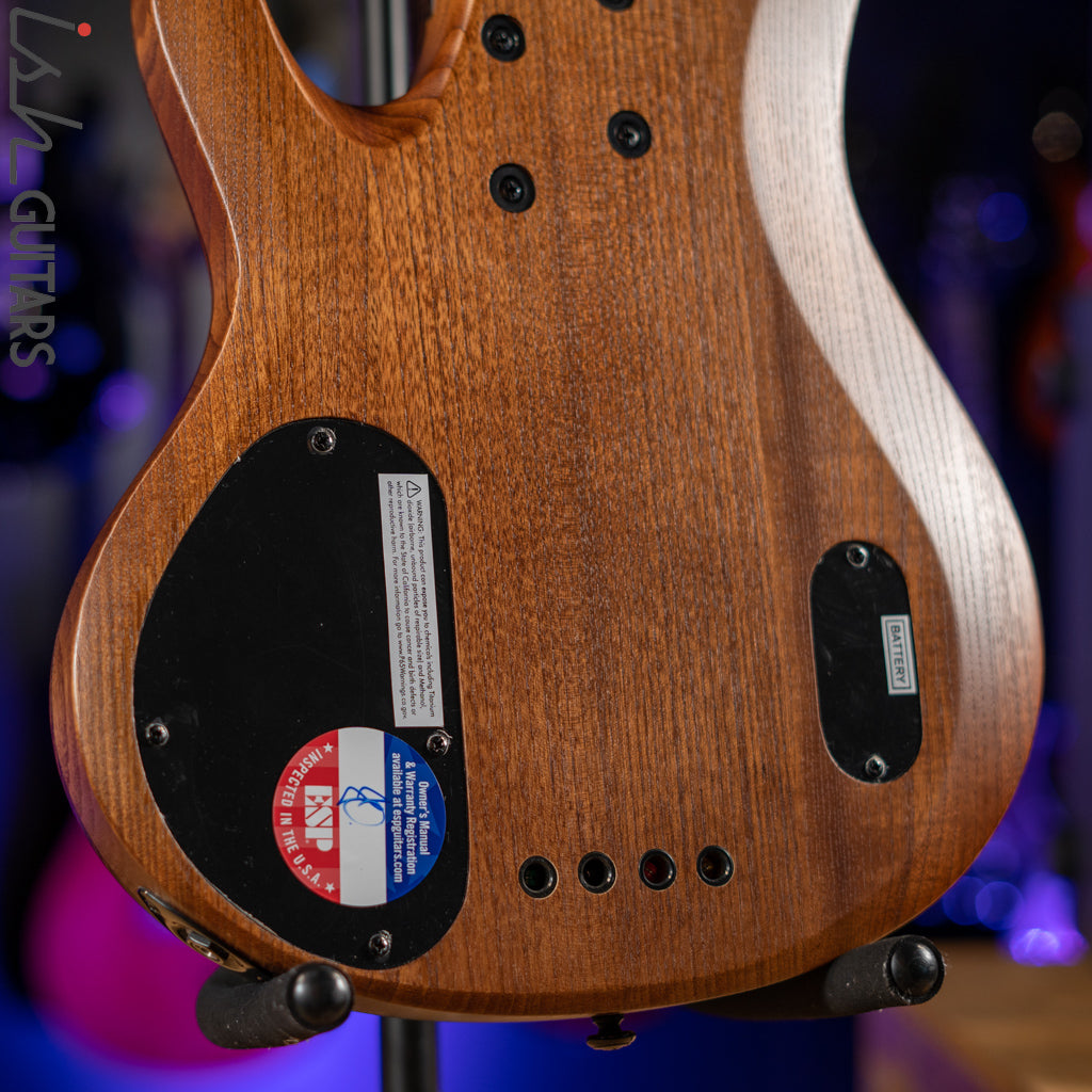 ESP LTD B-1004 Bass Bocote Top Natural Satin Demo
